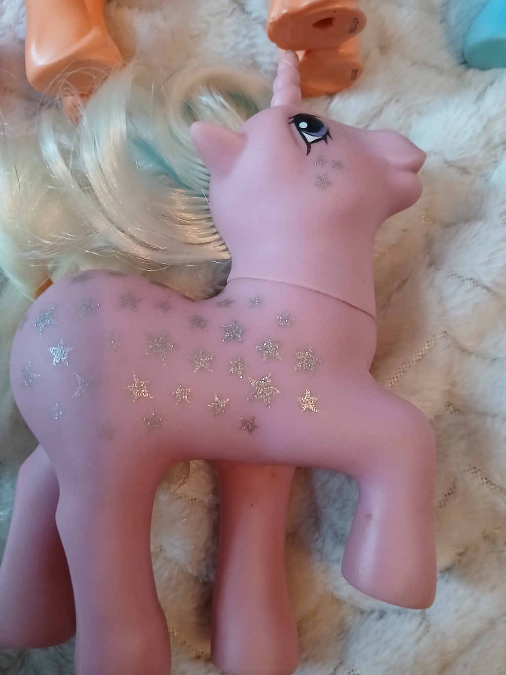 Vintage 1987 My Little Pony G1 Unicorn Milky Way Star Twice as Fancy